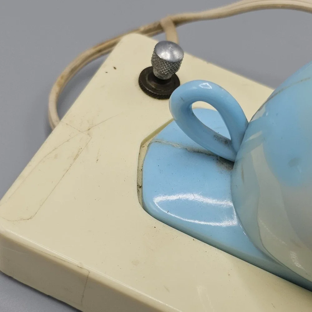 Vintage 50s Mouse Night Light Portable Lamp Made In USA Nursery Grandmacore‎